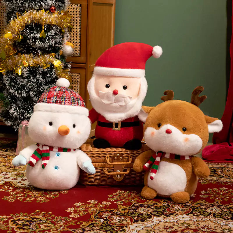 アンタクロース 雪だるま クリスマス 鹿 ぬいぐるみ イノベーション ガールフレンドへのかわいいクリスマスギフト Dookilive
