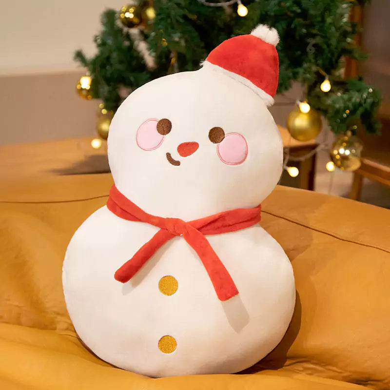 Lindo árbol de Navidad Hombre de jengibre Muñeco de nieve Peluche