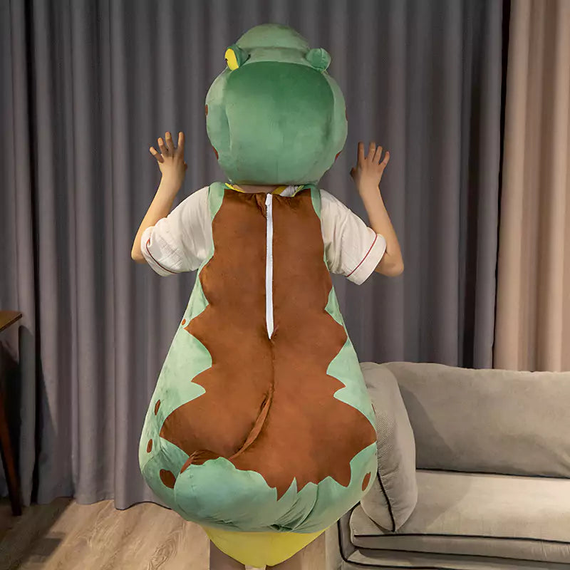 Dookilive Simuliertes Dinosaurier-Puppenkleid, Stofftiere, Weihnachten, Halloween, Party-Spielzeug