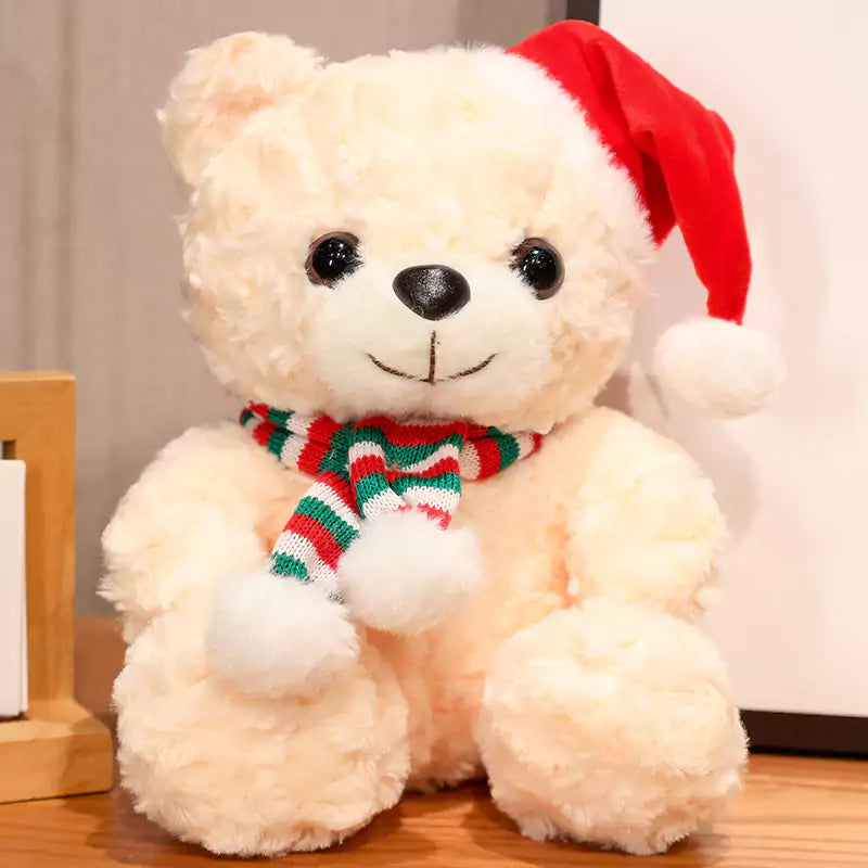 リトルベアぬいぐるみ フューリー キュートで暖かい子供向けクリスマスギフト Dookilive