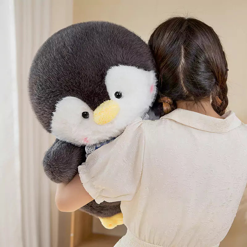 ペンギンぬいぐるみ よだれかけ付き 子供への誕生日プレゼント