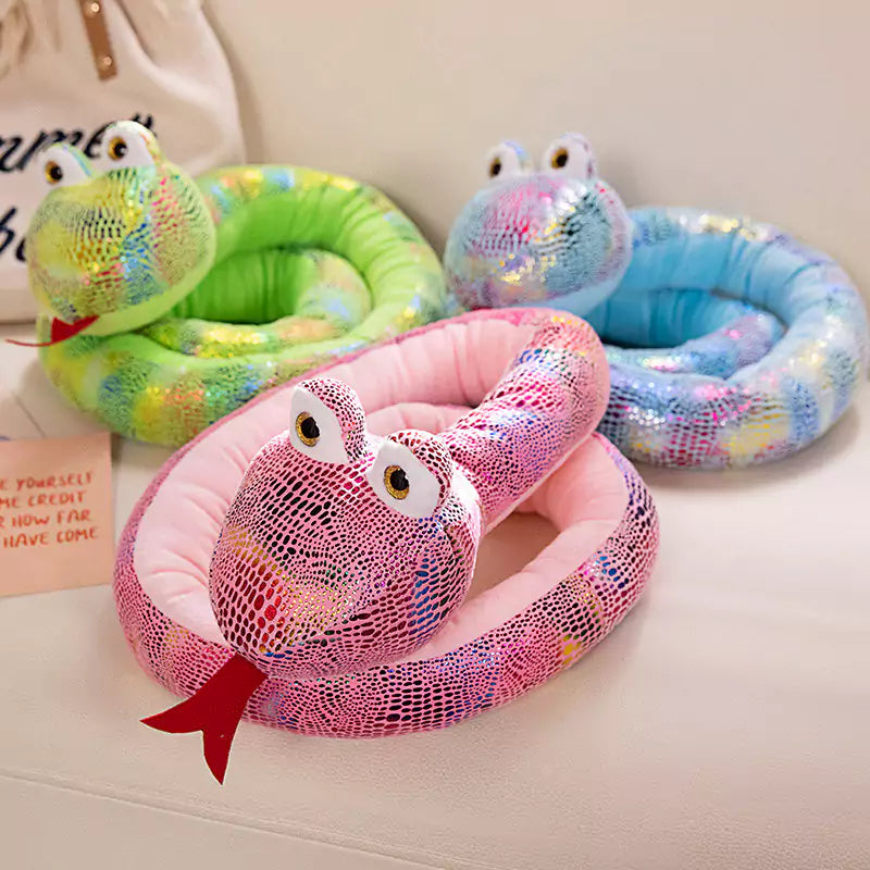 Big Eyed Snake Plush Toy Birthday Gift for Friends