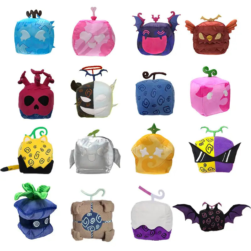 16 types blox fruits plush