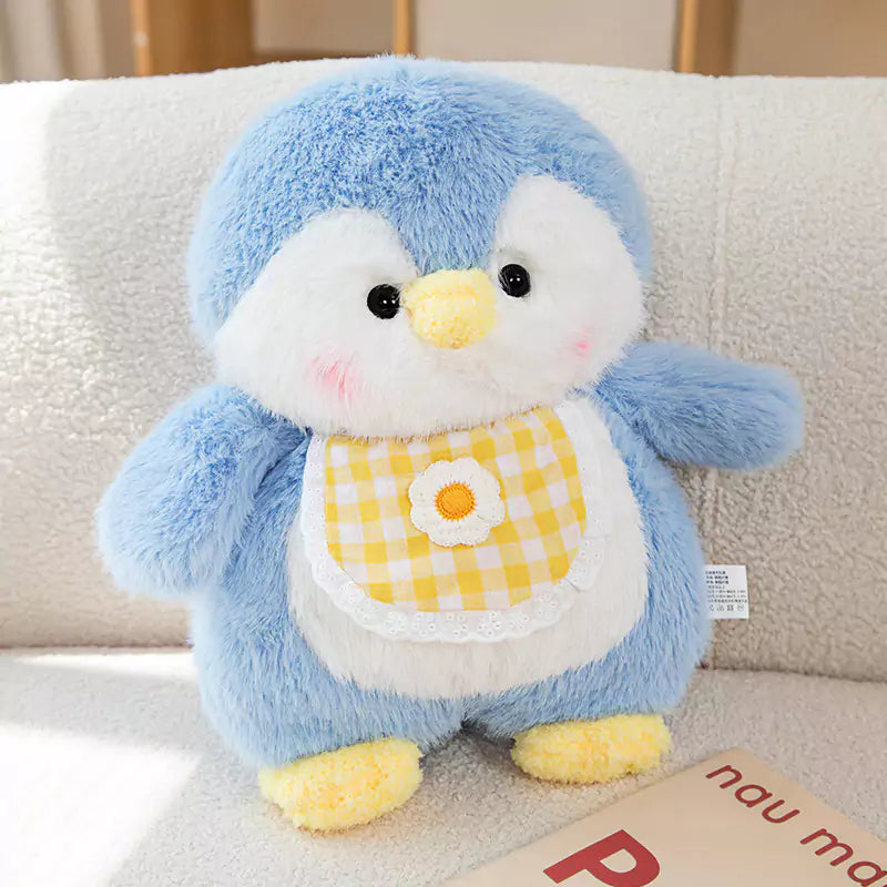 ペンギンぬいぐるみ よだれかけ付き 子供への誕生日プレゼント