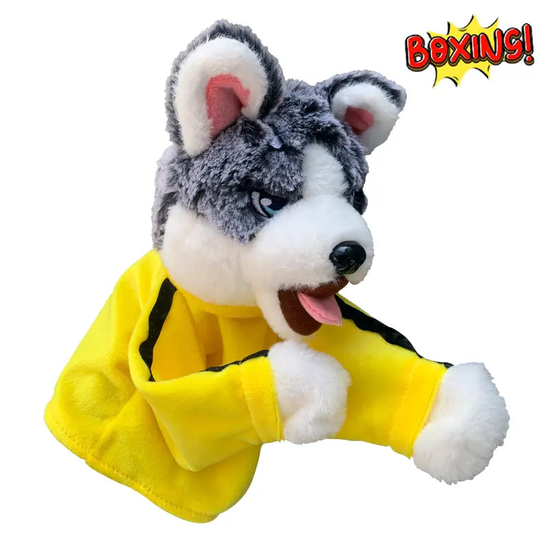 Boxhund-Plüschspielzeug kann schlagen