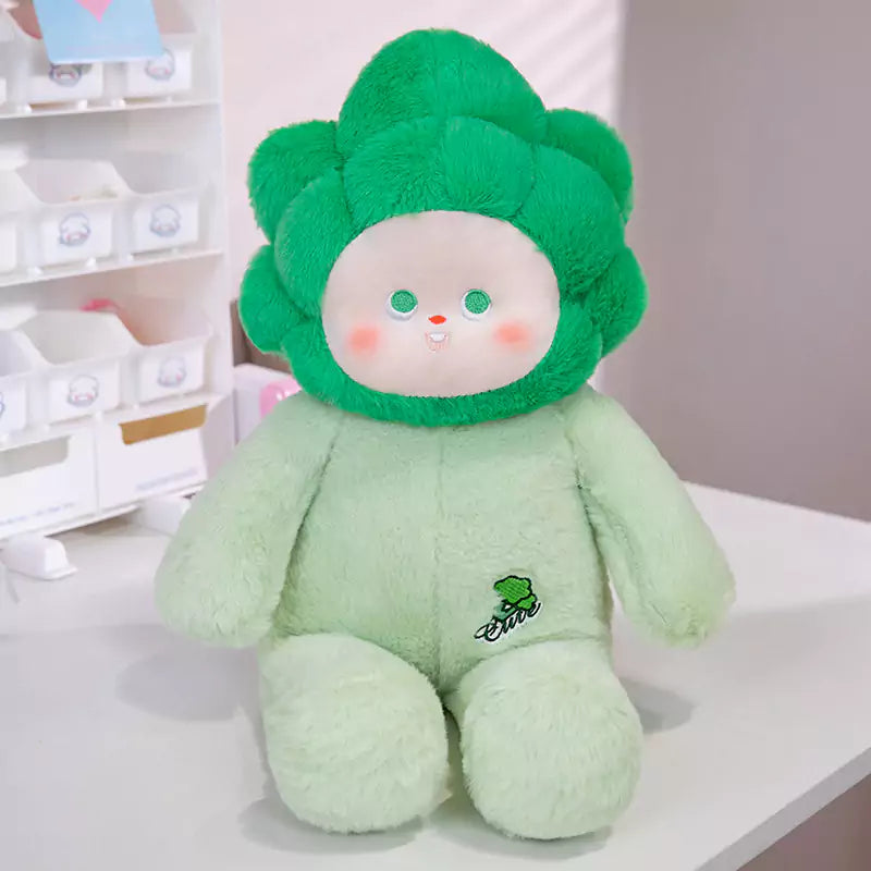 Vegetable Head Shape Stuffed Toy Birthday Gift for Kids