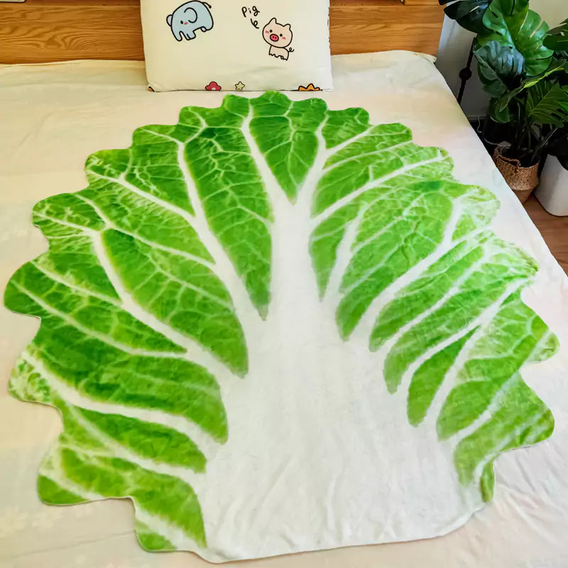 Soft Cabbage Fruit Cover Blanket for Kids