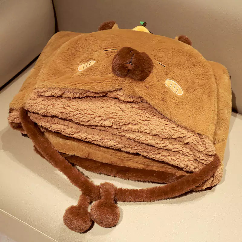 Capybara Plush Cape Cute Home Clothes Gift for Girlfriend