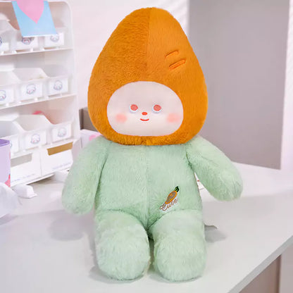 Vegetable Head Shape Stuffed Toy Birthday Gift for Kids
