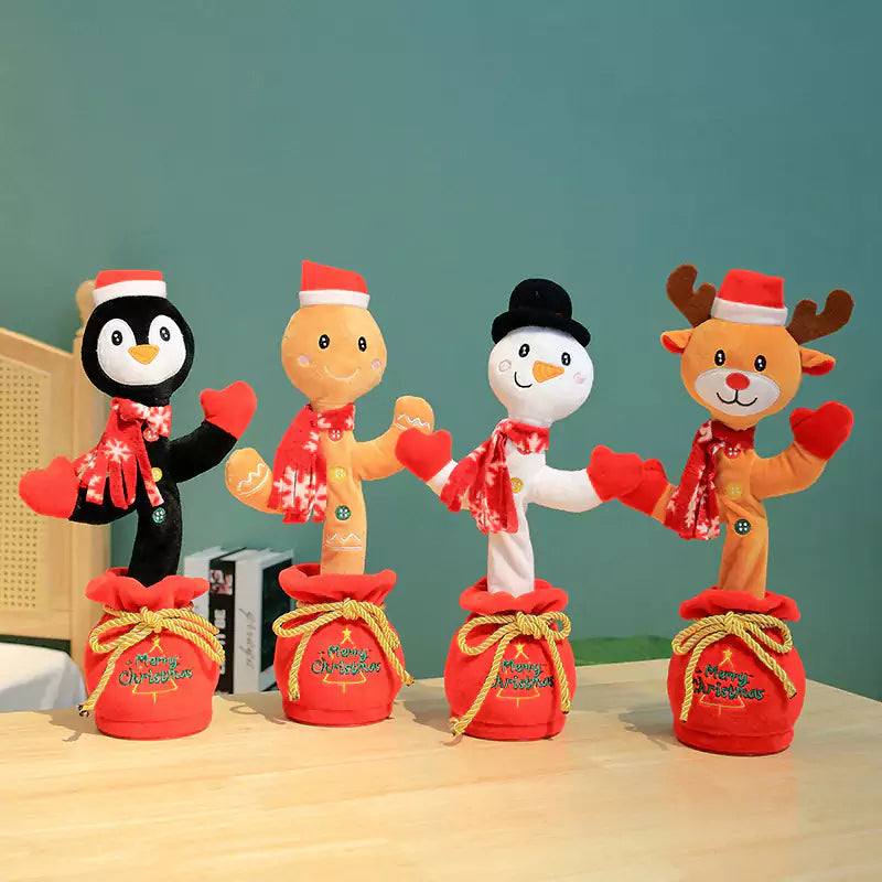 Singing and Dancing Christmas Plush Toys