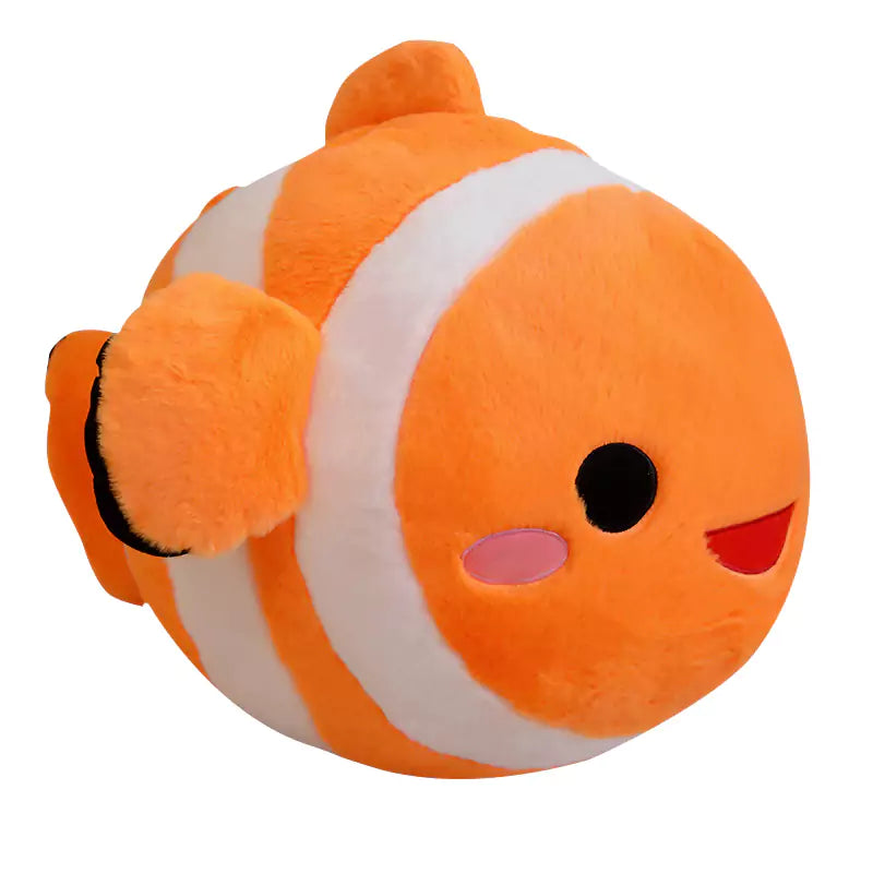 Plush Stuffed Animal Clownfish Marine Life Birthday Gift for Kids Dookilive 50 * 32 cm / Orange