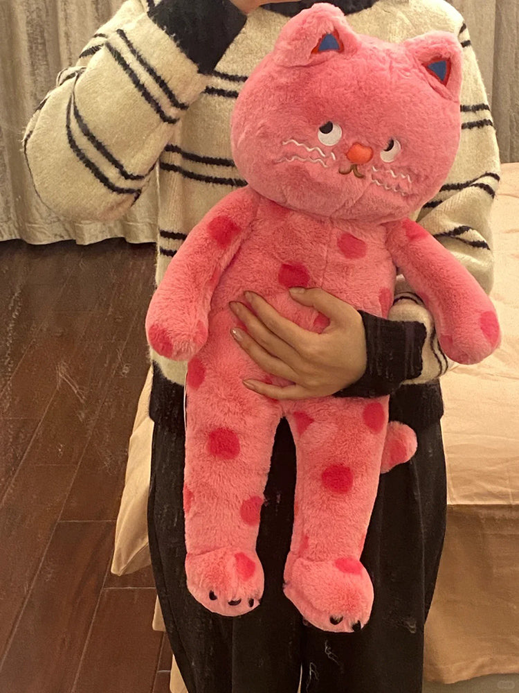 Spotted Cat Plush Stuffed Toy Birthday Gift for Kids