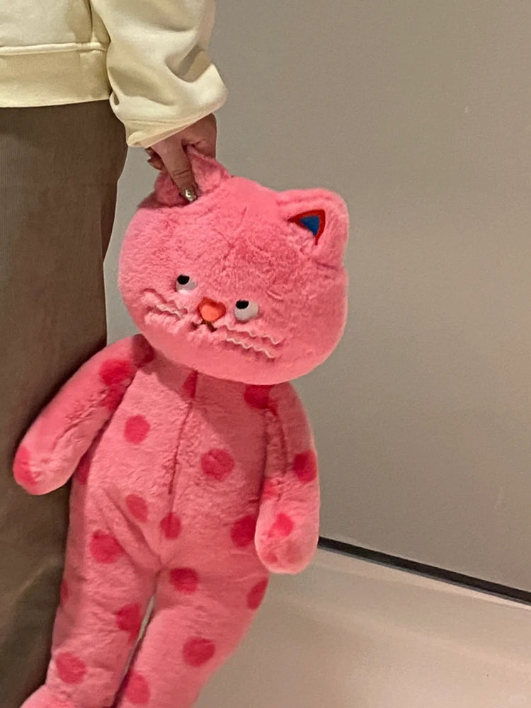 Spotted Cat Plush Stuffed Toy Birthday Gift for Kids