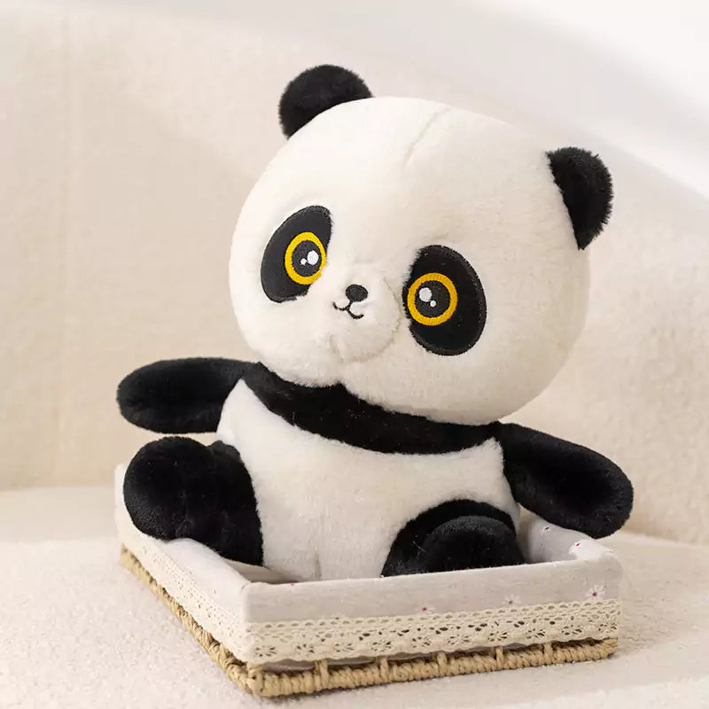 Dookilive Süße Simulation Panda Stofftier Puppe Geburtstagsgeschenk für Kinder