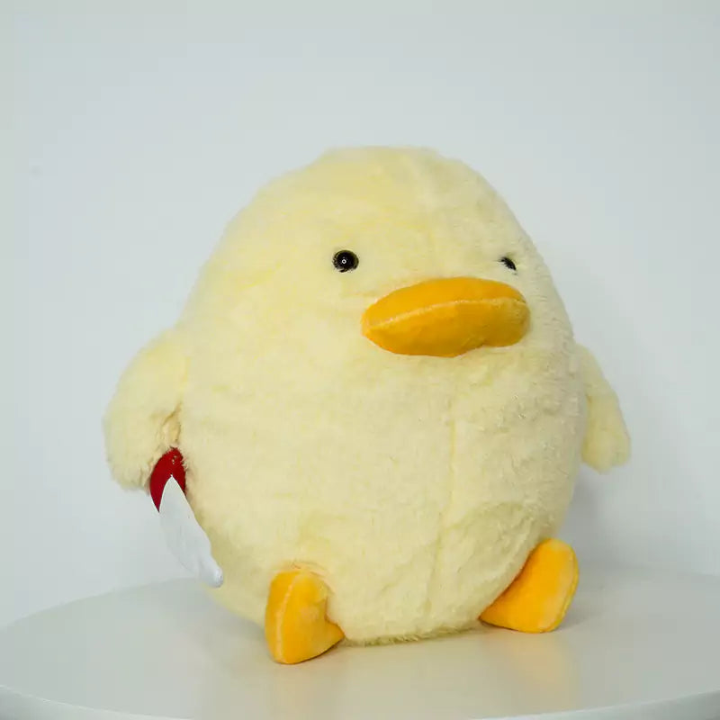 Duck with Knife Plush Toy Gift for Friends