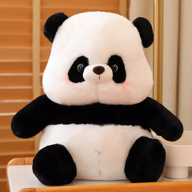 Plush Stuffed Animal Panda Cute Chubby Doll Birthday Gift for Kids Dookilive
