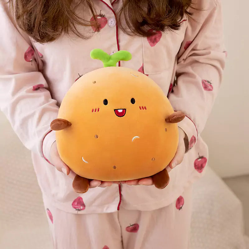 Round Fruit Plush Toy Pillow Sofa Cushion