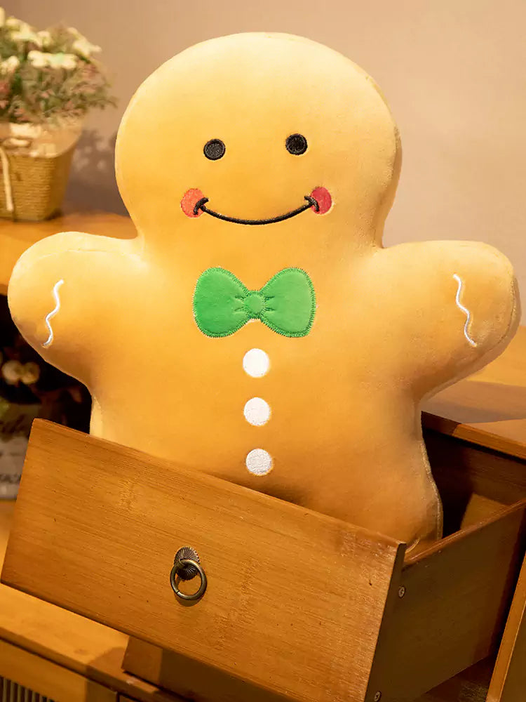 Lindo árbol de Navidad Hombre de jengibre Muñeco de nieve Peluche