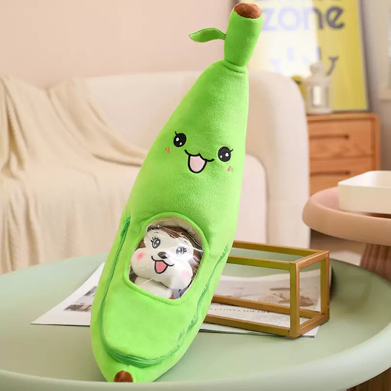 Affen-Plüschtiere, versteckt in Bananen, kreatives Geburtstagsgeschenk für Kinder