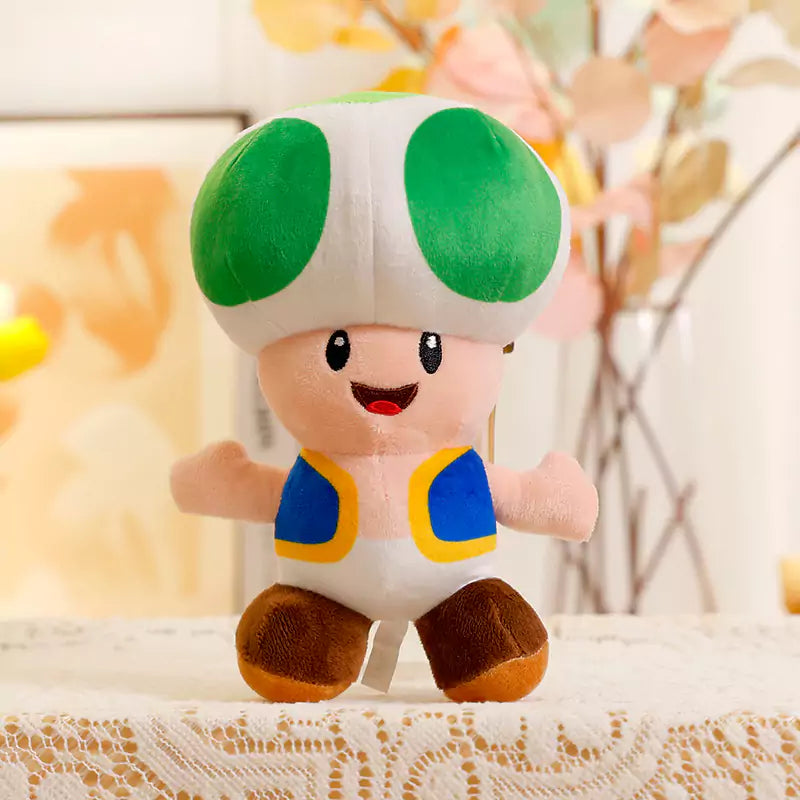 Dookilive Fun Plüsch-Puppe im Mario-Charakter-Design als Geschenk für Freunde