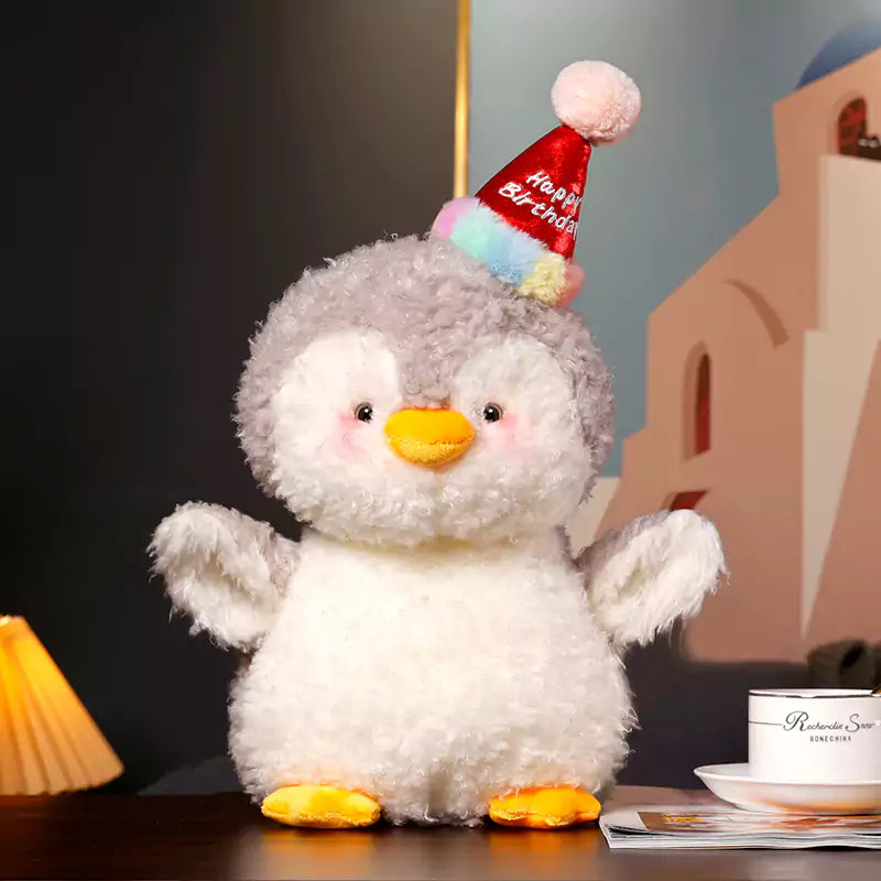 Penguin Plush stuffed Animal Cute Plush Wearing Hats and Scarves as Christmas Gifts for Kids Dookilive