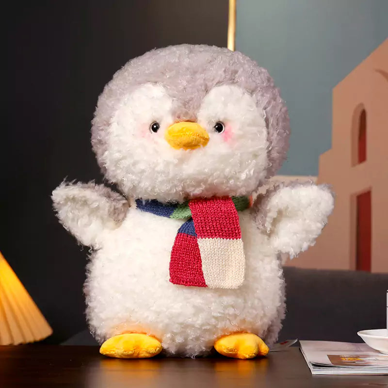 Penguin Plush stuffed Animal Cute Plush Wearing Hats and Scarves as Christmas Gifts for Kids Dookilive