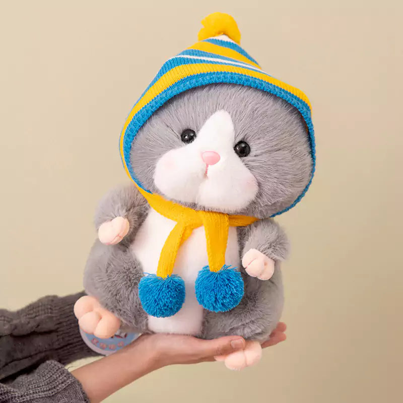 Cute Scarf Hamster Plush Toy Birthday Gift for Children