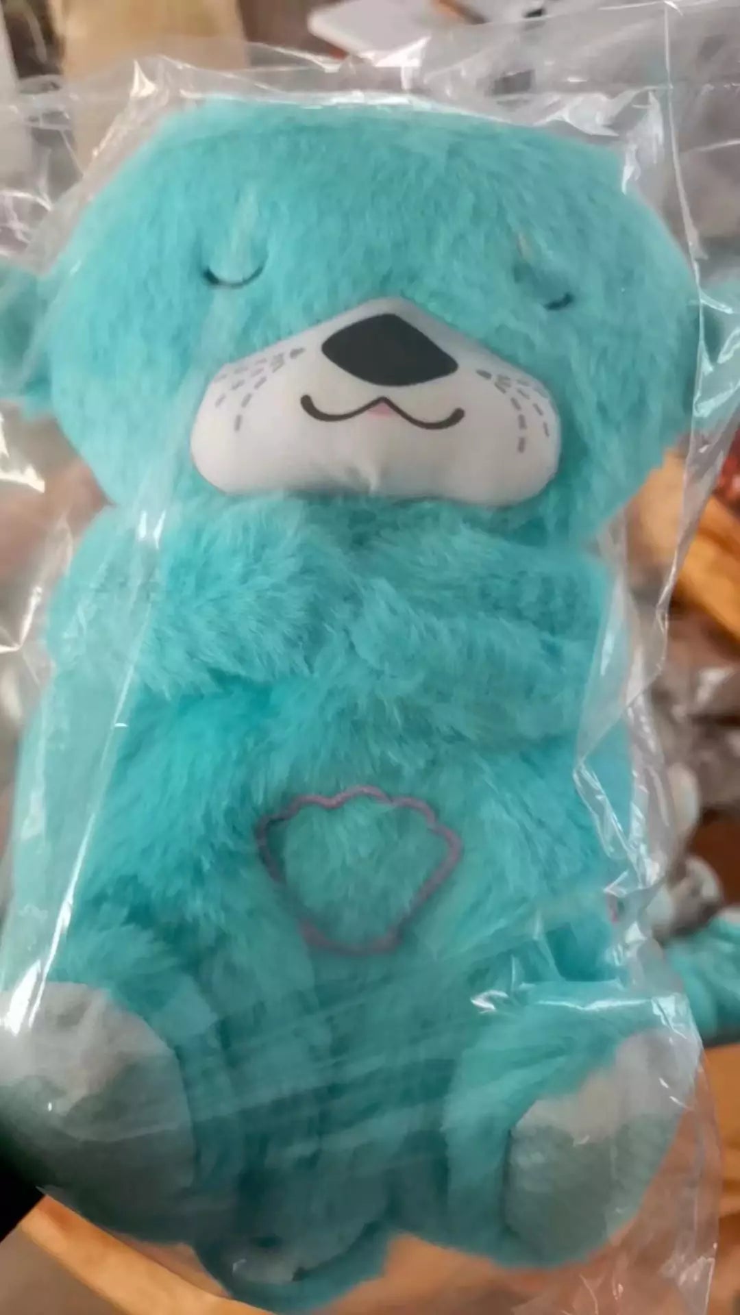 Beruhigendes Otter-Plüschtier für atmende Babys