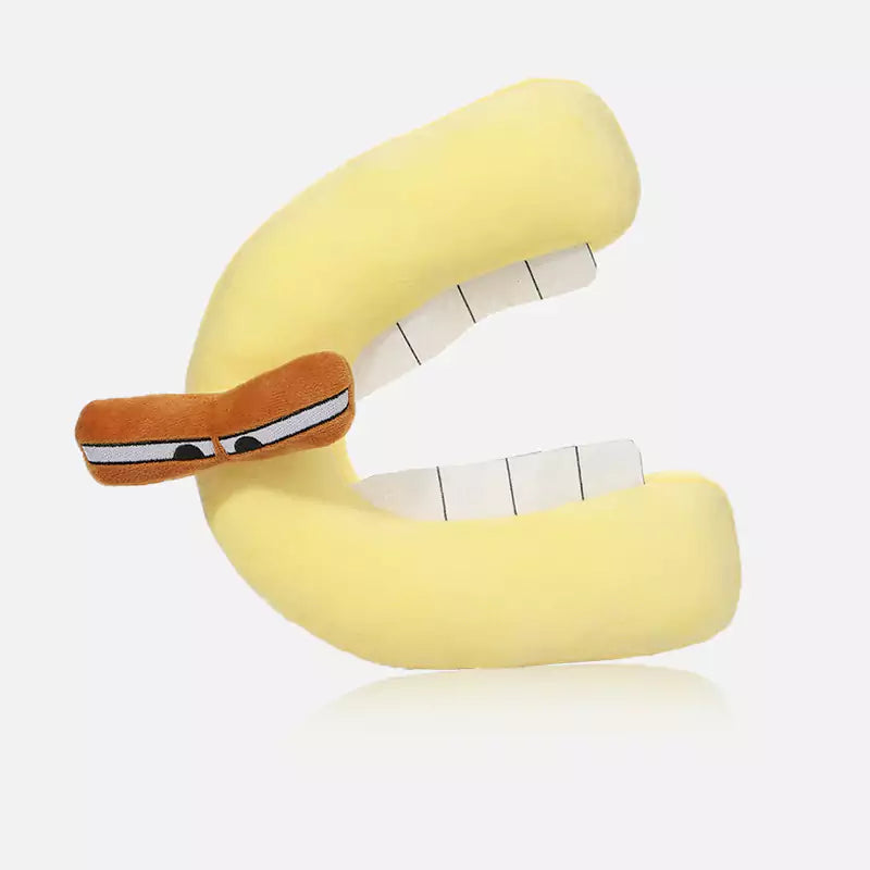 Dookilive Fun English Letter Throw Pillow Suitable for Comfort and Educational Toys for Babies