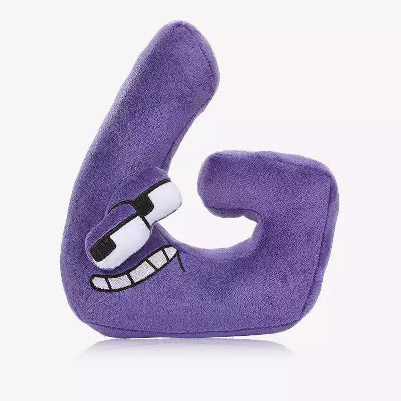 Dookilive Fun English Letter Throw Pillow Suitable for Comfort and Educational Toys for Babies