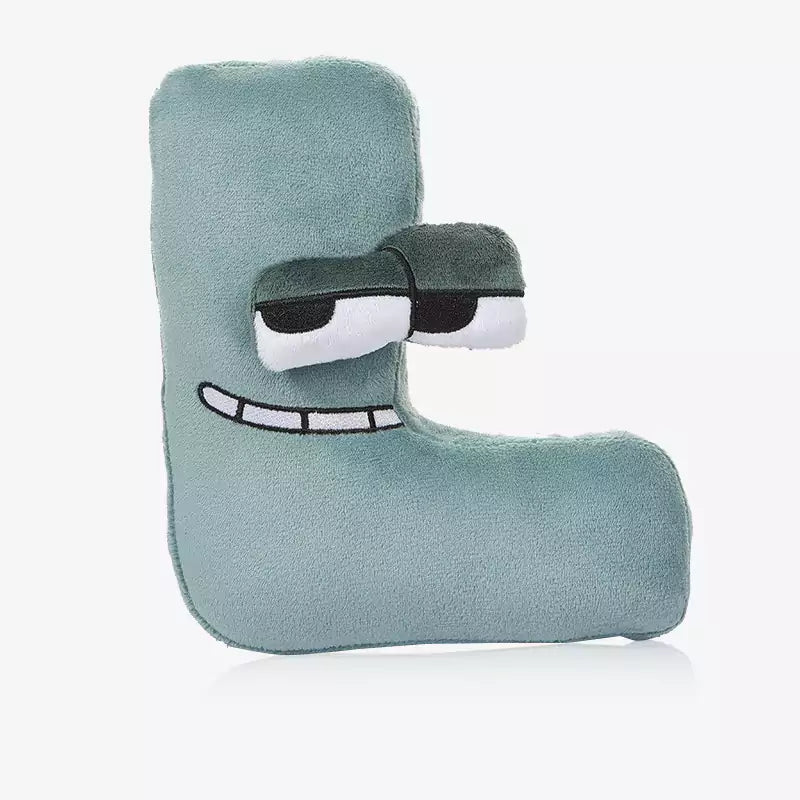 Dookilive Fun English Letter Throw Pillow Suitable for Comfort and Educational Toys for Babies