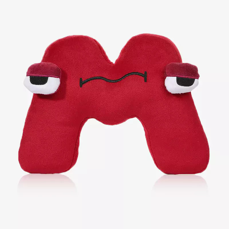 Dookilive Fun English Letter Throw Pillow Suitable for Comfort and Educational Toys for Babies