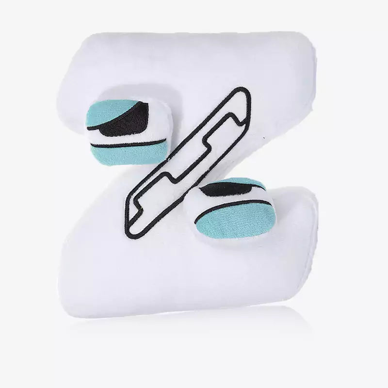 Dookilive Fun English Letter Throw Pillow Suitable for Comfort and Educational Toys for Babies