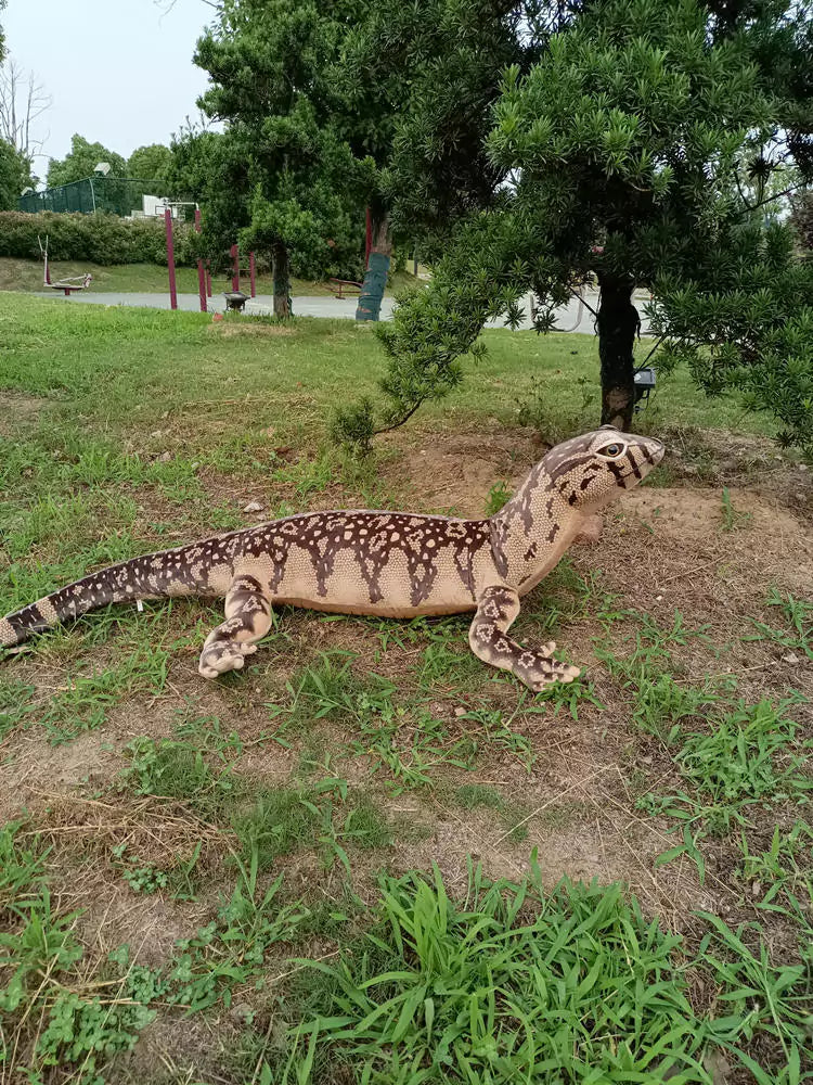 Giant Lizard Plush Toy Simulation Animal Birthday Gift for Friends