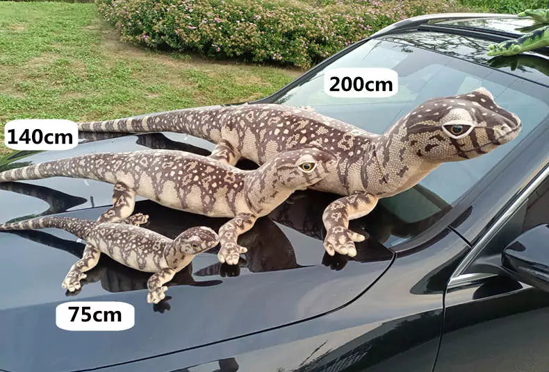 Giant Lizard Plush Toy Simulation Animal Birthday Gift for Friends