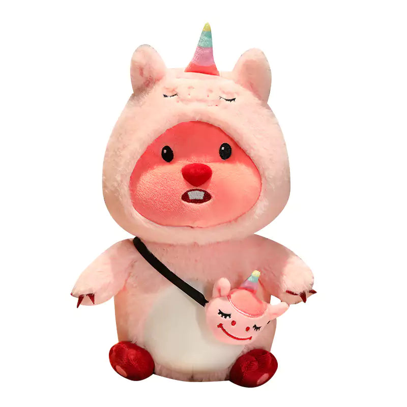 Beaver Loopy Plush Stuffed Animal Novelty and Cute Birthday Gift