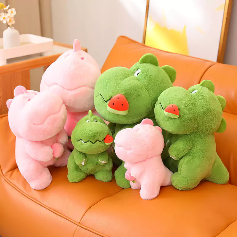 Dinosaurio de peluche Animal de peluche Linda forma de dibujos animados Regalo de cumpleaños suave y cómodo para niños Dookilive