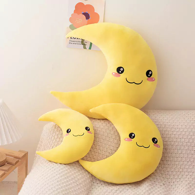 Moon Home Pillow Plush Stuffed Sofa Cushion Floor Cushion Soft and Comfortable Dookilive