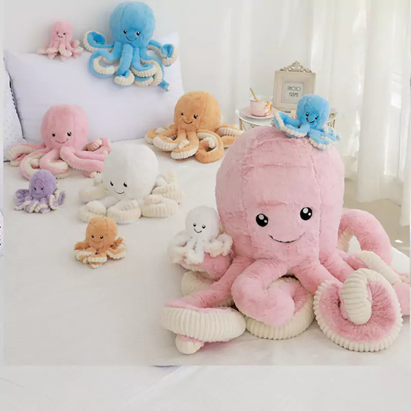 Oktopus-Plüschtier, großes Geburtstagsgeschenk für Freunde