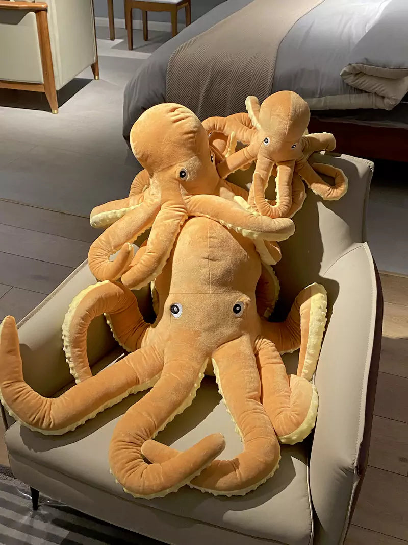 Oktopus-Plüschtier, großes Geburtstagsgeschenk für Freunde