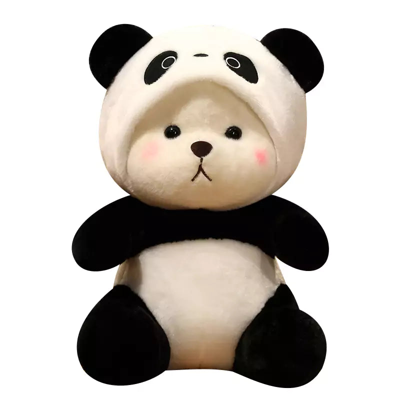 Plush Stuffed Animals Pandas Wearing Hats Cute Gifts for Girls Dookilive