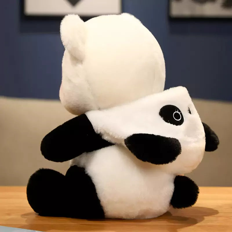 Plush Stuffed Animals Pandas Wearing Hats Cute Gifts for Girls Dookilive