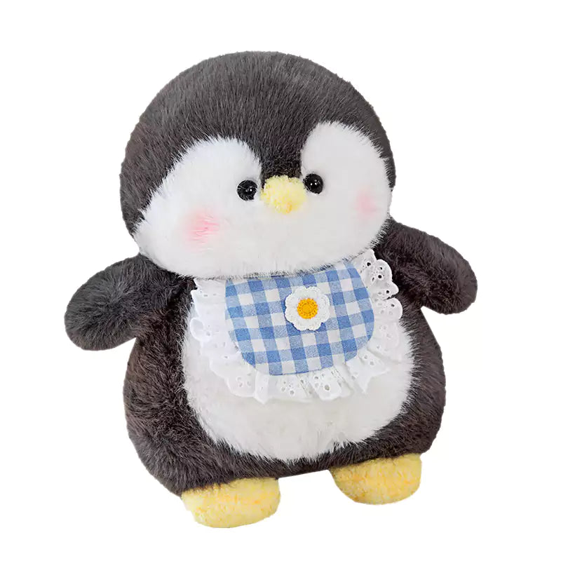 ペンギンぬいぐるみ よだれかけ付き 子供への誕生日プレゼント