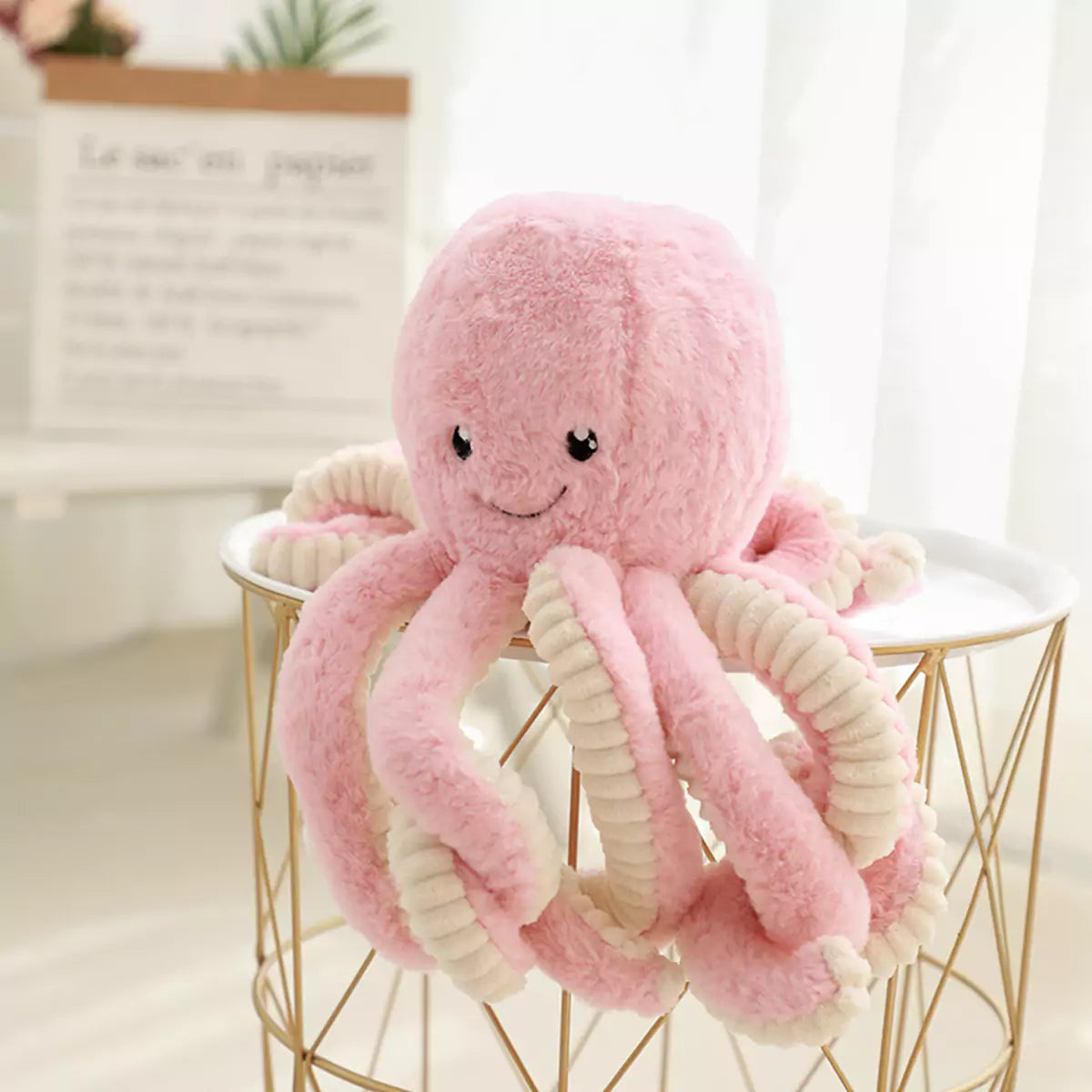 Oktopus-Plüschtier, großes Geburtstagsgeschenk für Freunde