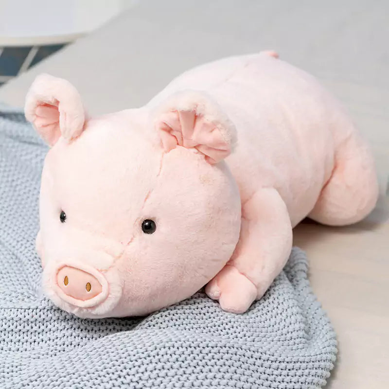 Plush Filled Animal Piggy Doll Pink Cute Birthday Gift for Girls Dookilive