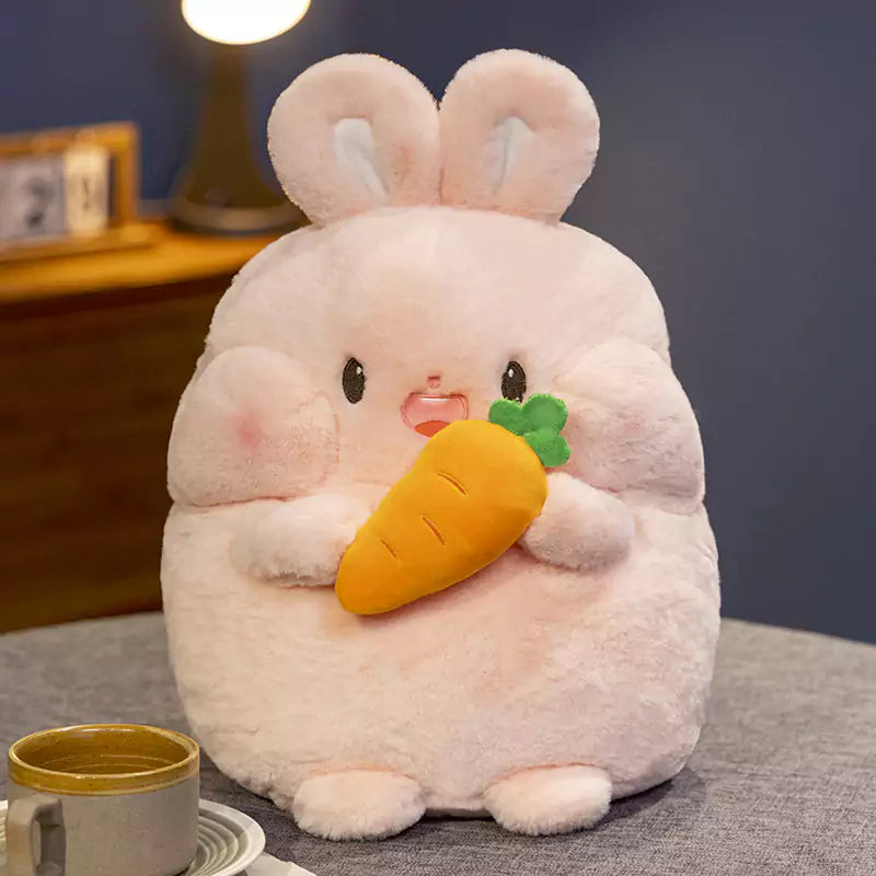 Cartoon Dog plush stuffed animal chubby doll holding food as a birthday gift for girls Dookilive