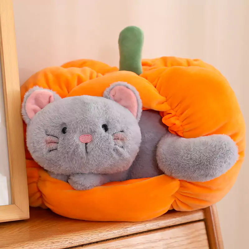 Dookilive Cat and Dog Nest Plush Stuffed Animal Doll Small House Creative Gift for Friends