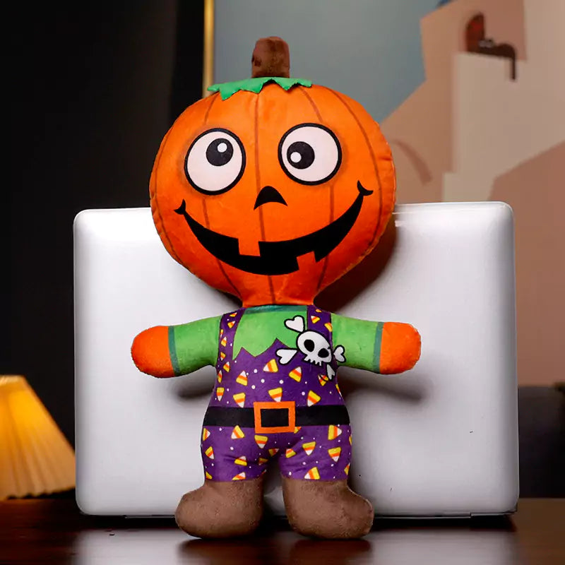 Plush Stuffed Animal Green Giant Skeleton Halloween Decorative Gift for Friends Dookilive