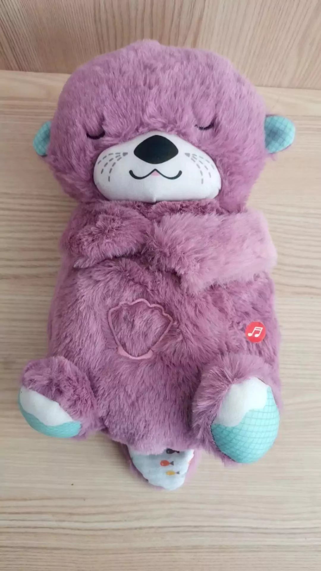 Beruhigendes Otter-Plüschtier für atmende Babys