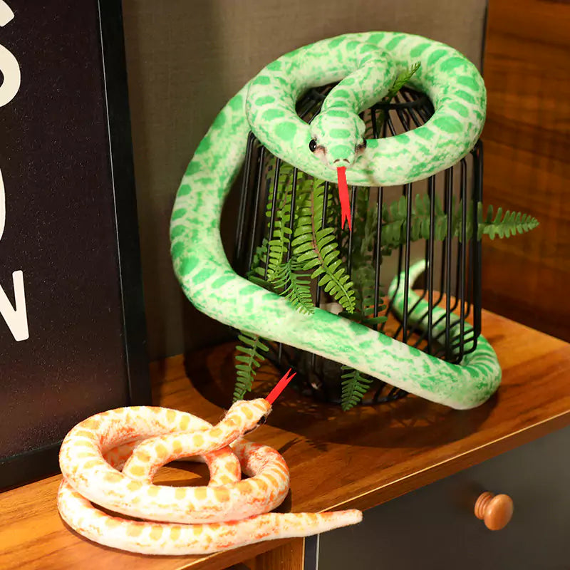 Python-Schlangen-Plüschtier, lustiges Geschenk für Freunde
